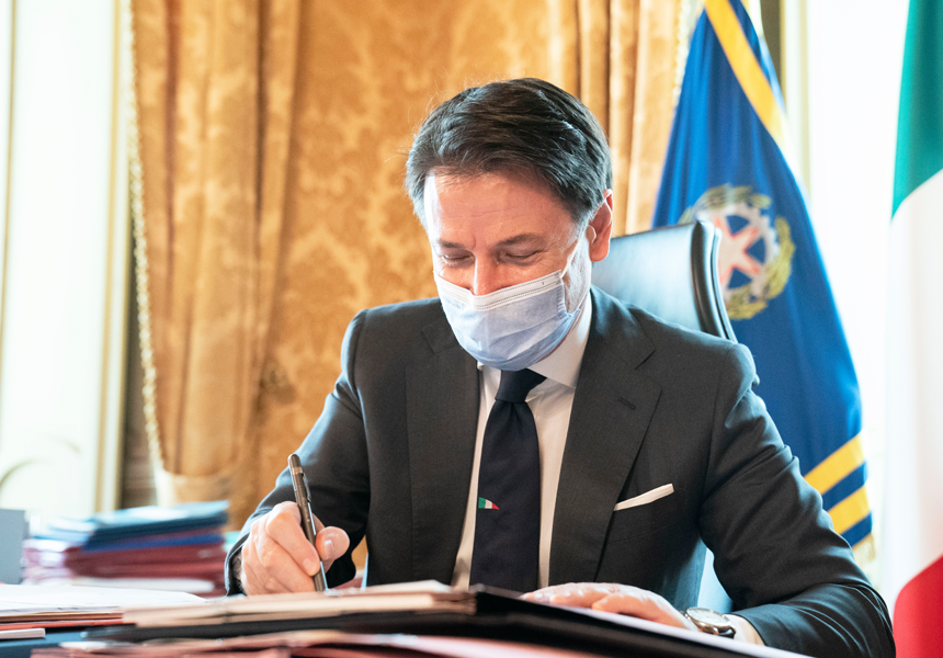 Coronavirus, il Presidente Conte firma il Dpcm del 24 ottobre 2020